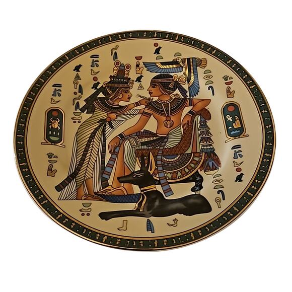 T. LIMOGES Gorgeous Egyptian porcelain plate Fathi Mahmoud - Picture 2 of 5